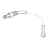 KVK Shower Hose for HC132DW-J4/800 (formerly MYMFA290HJ1E) White 19.7 inch (500 mm) Former MYM Repair Part MYM Kitchen/Bathroom Shower Part