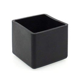 25mm (1") Square Rubber Feet Stoppers for Furniture Table Chair Legs by Lifeswonderful®
