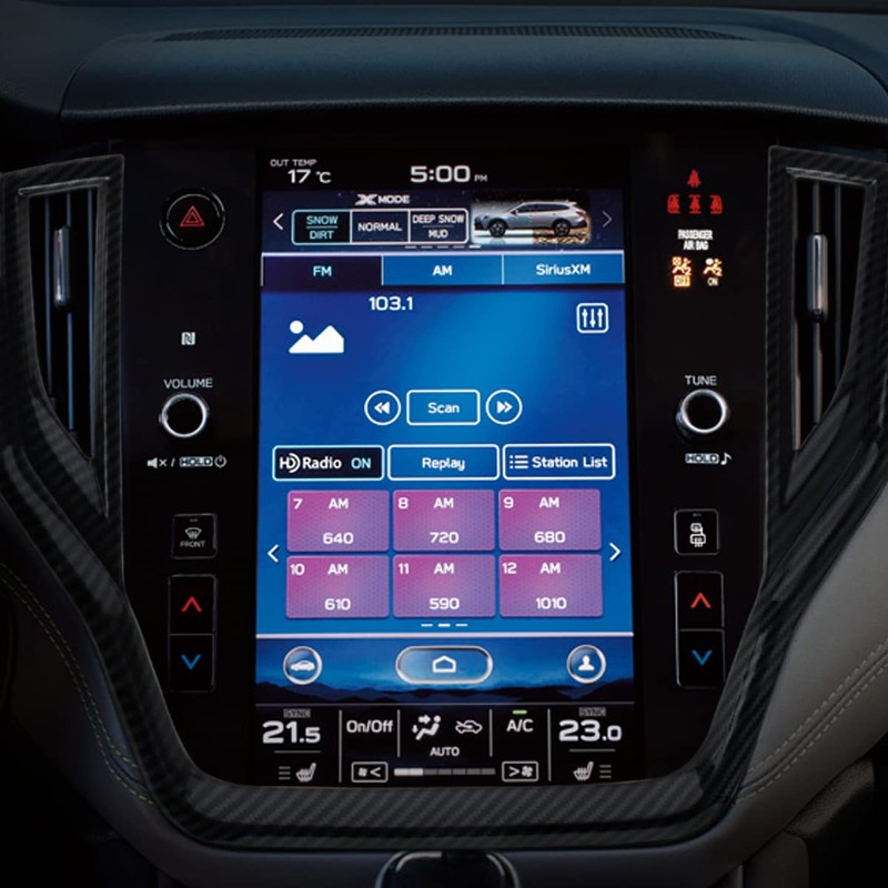 INTGET Navigation Screen Panel Frame Cover for 2020-2025 Subaru Outback