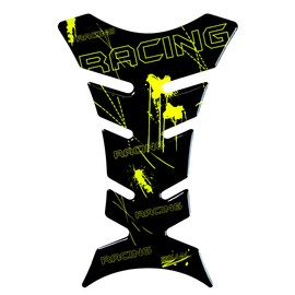 BIKE-label Tank Pad Tank Protector Motorcycle Sticker Racing Neon Yellow 501276VA