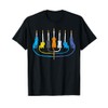 Cat Menorah Cute Jewish Kitten Hanukkah Chanukah PJs Women T-Shirt