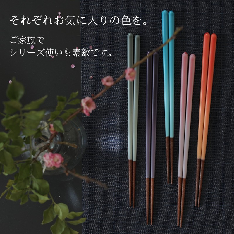 FlaColle [Sky Blue Chopsticks Sora-Irohashi] Chopsticks 9.1 inches (23 cm),