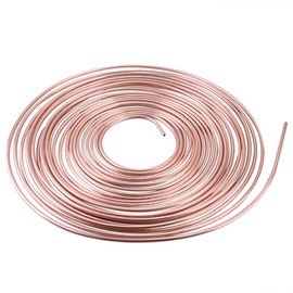 Anxingo 50 Ft. of 3/16 OD Copper-Nickel Coated Alloy Brake Line Tubing Coil 50 Foot 3/16"