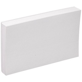 Oxford Blank Index Cards, 5" x 8", White, 100/Pack