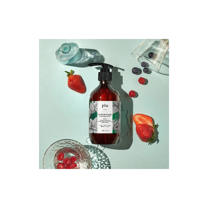 plu [plu]Scrub Wash #Raspberry Mint