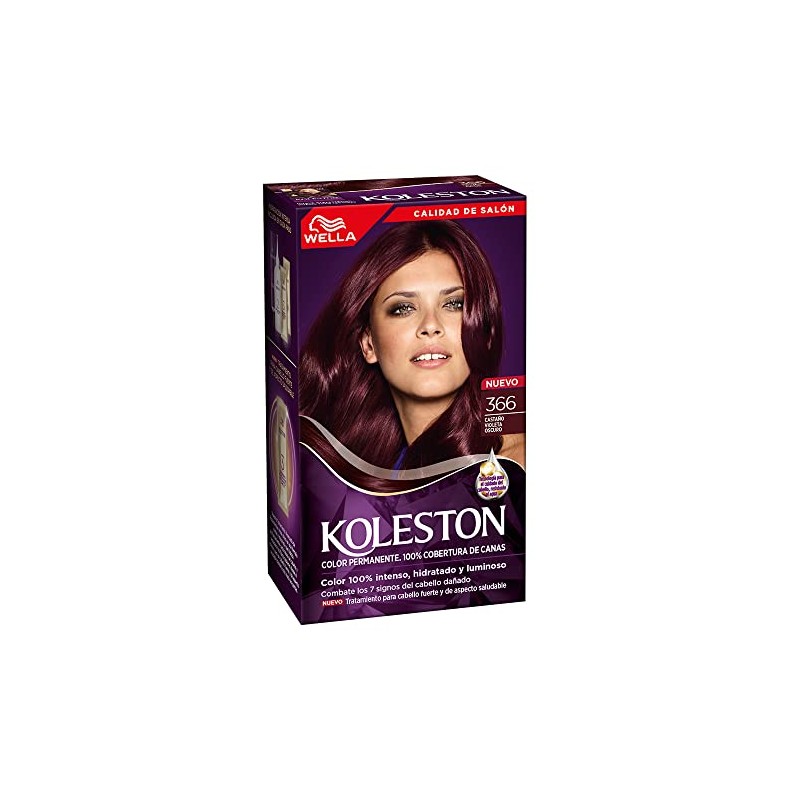 Koleston Tinte Permanente 366 Castaño Violeta Oscuro, 70 ml -