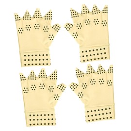 Healeved 2 Pairs Compression Gloves Magnetic Therapy Gloves for Hand Swelling Breathable Comfortable for Men Women