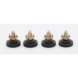 Grandfather Clock Leveling Legs Set of 4 Feet Levelers Furniture Curio Cabinets