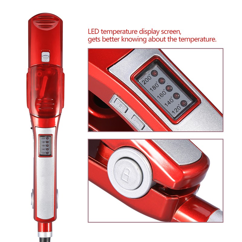 Kemei LED Temperature Display Hair Straightener Hair Straightening Flat Iron