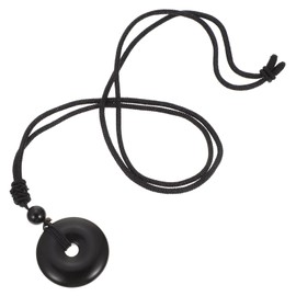 FOMIYES Delicate Stone Necklace with Crystal Pendant Traditional Chinese Safe Stone Jewelry for Women Unique Design for Parties and Everyday Wear