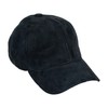 HATSQUARE Suede Leather Baseball Cap Adjustable Dad Plain Hat Stylish
