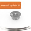 DL-pro 3 x Universal Lid Handle Handle Diameter 66 mm