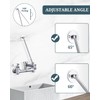 Phivan Commercial Mop Sink Faucet Support Rod Wall Bracket Wall