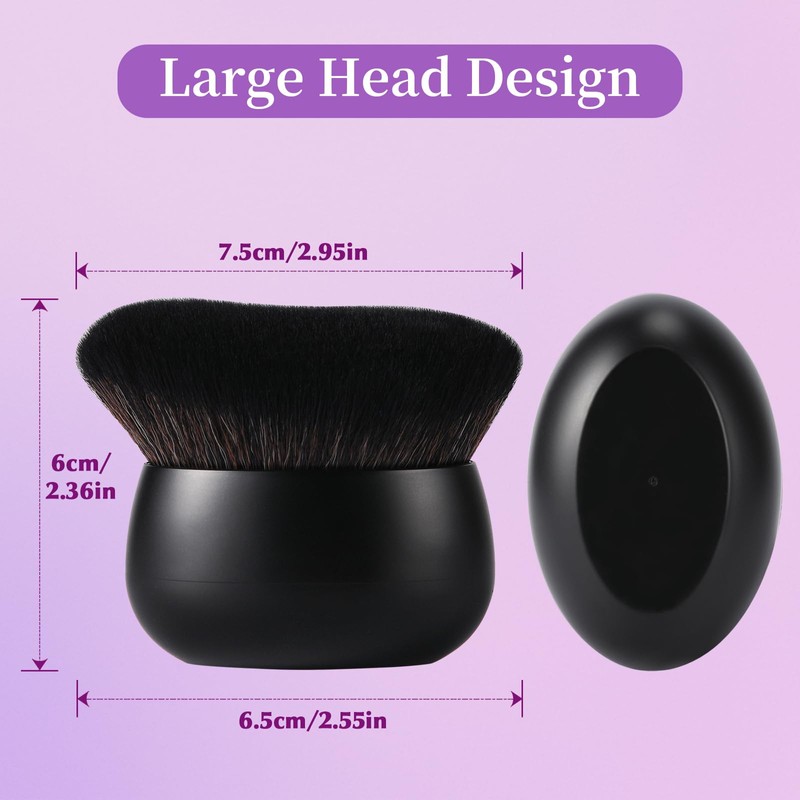 Extra Large Body Makeup Brush for Self Tanner, 75mm Leg