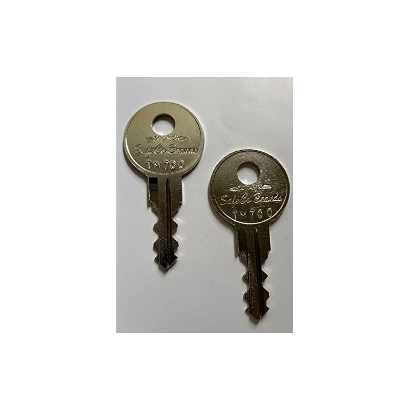 Replacement Keys for Better Built Tool Boxes Key Codes TM700-TM729