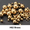 uxcell 25 Pcs 6 mm Bearing Balls H62 Brass G100