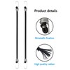 Liwein Bungee Cords with Hooks 24 pcs, 4mm Thick 25CM