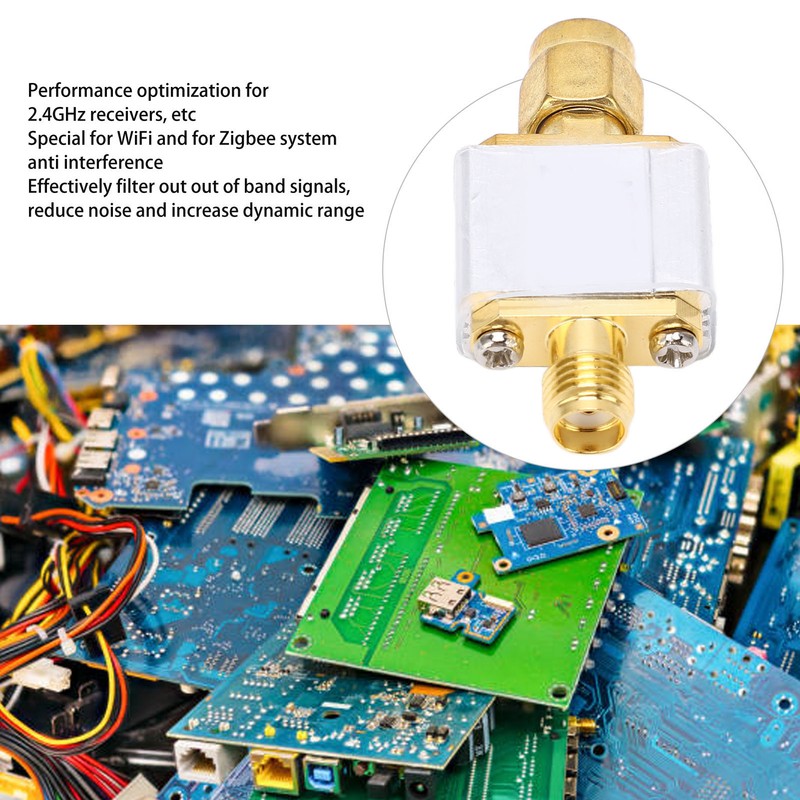 Bandpass Filter 2.4G 2440MHz Anti Interference Receiver Filter with SAM