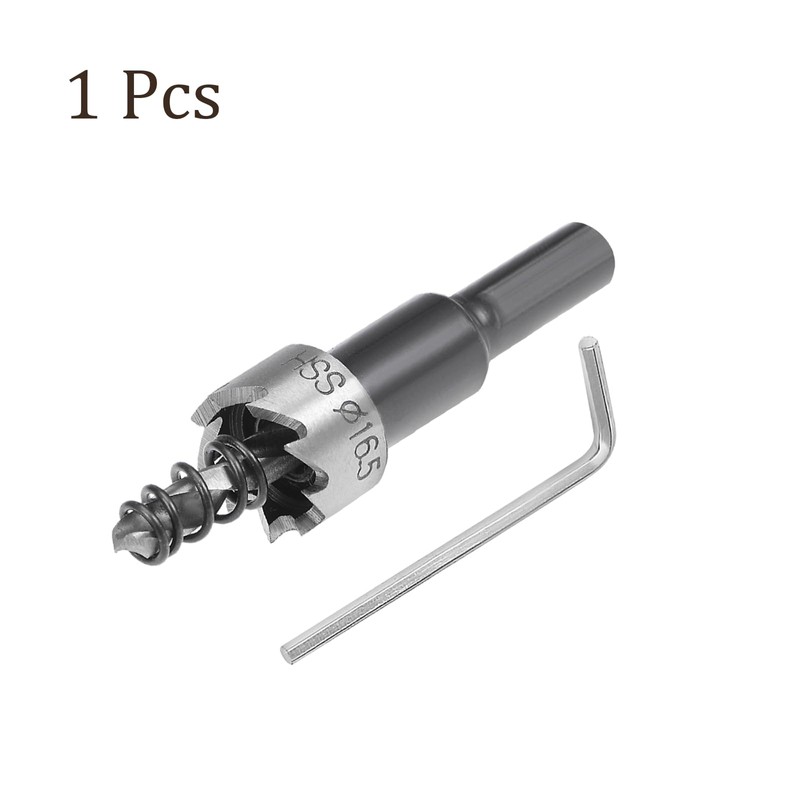 Kozelo 1pc Hole Saw 0.6 inch (16.5 mm) HSS 4341