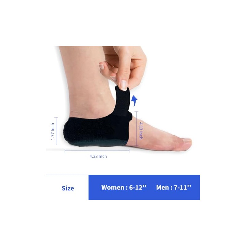 Dr. Luke Heel Cups with Thick High-Elastic Gel Pads: Cushioning