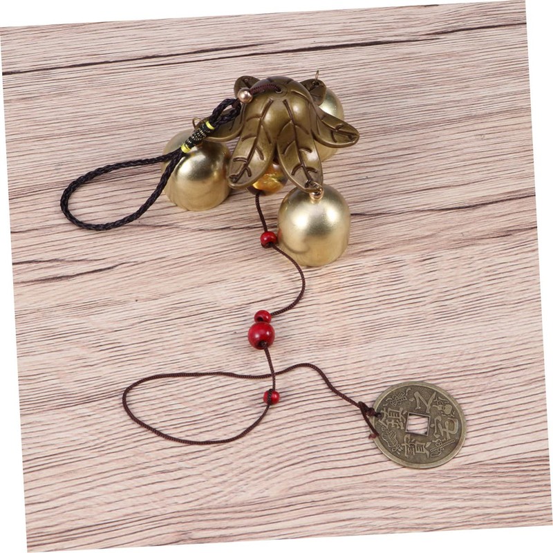 BESPORTBLE 2pcs Smooth Sailing Boat Metal Wind Chime Craft Bells