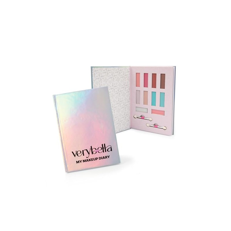 Verybella Iridescent Effect Makeup Diary Includes 8 Light & Dark