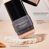 Base De Maquillaje Flawless, Impermeable Con Doble Punta