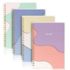 4 Pieces Cuadernos De Espiral, Libreta De Notas A5, Cuaderno
