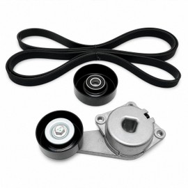 DVeiyQuant Belt Tensioner With Belt and Idler Fits 2007-2008,2011-2014 Ford E-150/250/350,2011 2013-2016 Ford E350 Super Duty 4.6L 5.4L 6.8L Replacement 38274