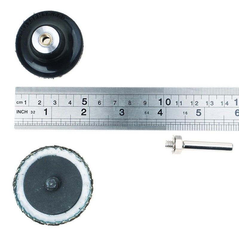 10PCS Flap Disc 2 Inch Roll Lock Quick Change Sanding