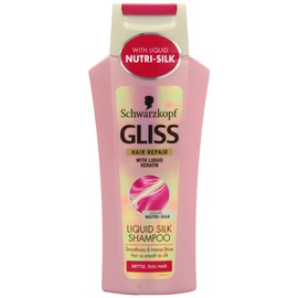 Schwarzkopf Gliss Hair Repair With Liquid Keratin Liquid Silk Shampoo For Brittle, Dull Hair 250Ml