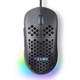 Technology Mechanical KeyBoard TMKB Falcon M1SE Black Ultralight Honeycomb Wired Gaming Computer Mouse PC LED
