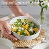 E-far Pasta Bowls Set of 4, 35oz Large Salad Bowl