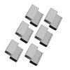 50pcs Stainless Steel Greenhouse Overlap S Clips Durable Glass Frame