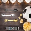 3 Piece Spork Camping Cutlery Set, Multipurpose Picnic Metal Tableware,