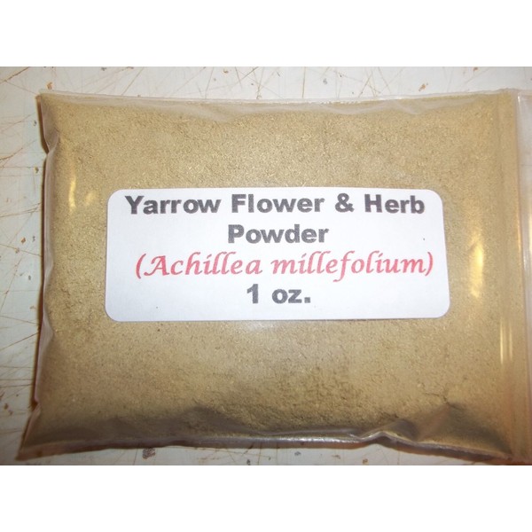 Yarrow Flower & Herb Powder 1 oz. Yarrow Flower & Herb Powder (Achillea Millefolium)