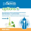 Dr. Brown's Natural Flow Options+Replacement Vent Kit, Wide-Neck 2 Count