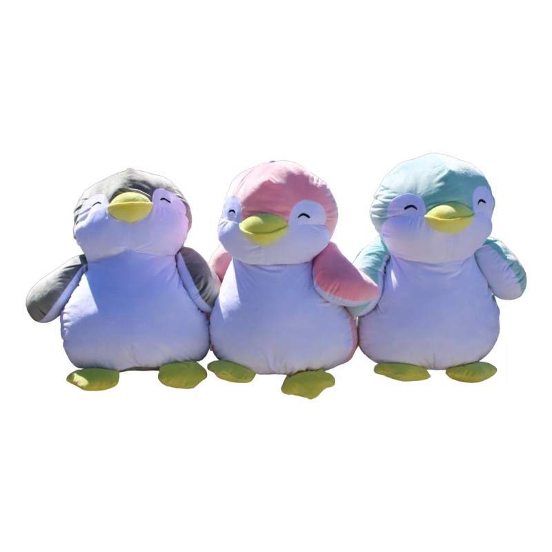 Peluche Gigante Pingüino Extrasuave 8ocm