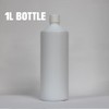 Palm Safe 2pcs 1 Litre HDPE Durable Plastic Bottles BPA