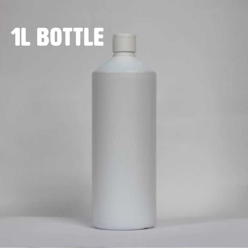 Palm Safe 2pcs 1 Litre HDPE Durable Plastic Bottles BPA