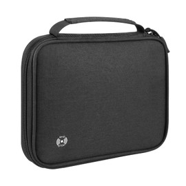 RFID Passport Wallet for Women/Men,Tote Passport Holder for Travel Family,Portable Travel Premium Wallets,Waterproof Passport Holders Bag,Travel Document Organizer Credit Cards Case(Black-Large)