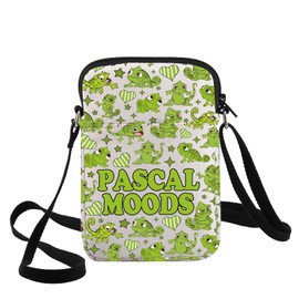 G2TUP Chameleon Pascal Crossbody Bag Pascal Fans Gift Pascal Mood Shoulder Bag Pascal & Rapunzel Merchandise, Pascal Mood Cb