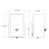 Design House 501130 Traditional 1-Light Indoor Dimmable Wall Sconce with