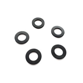QUERGO 5X Shower Hose Washer Rubber - Shower Head Washer - Shower Hose Rubber - Rubber Washers - Shower Seal - Rubber Washer - Rubber Washers for Plumbing - Washers for Showers