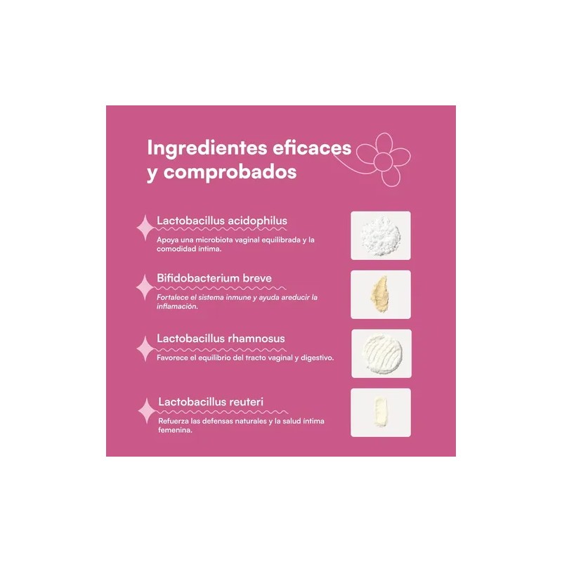 Probióticos Flora Femenina Zesty Nutrition Cepas Xos Cápsulas