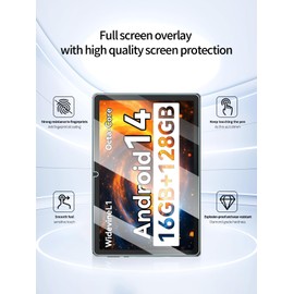 UYRUREL Screen Protector for UGRIHACH A7 Android 14 Tablet 11 inch tablet, Anti-Scratch 9H Hardness Touch Sensitive 2.5D Rounded Edges Bubble Free Easy to Install,2 Pack.