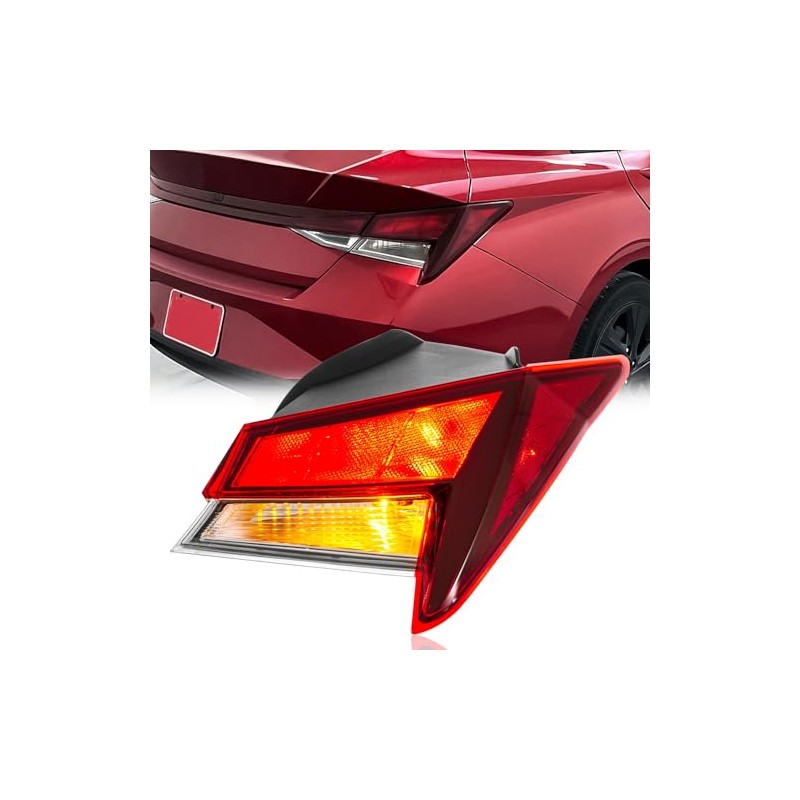 TODO Tail Light Assembly Compatible with 2021-2025 Hyundai Elantra SE/SEL,