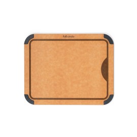 Full Circle Chop To It Chef’s Carving Cutting Board – Large Size 13”x17" – Dishwasher Safe, Reversible & Lightweight, Bonded Kraft Paper, Non-Slip Feet with Juice Groove