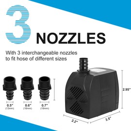 PARPMPCYC00A Replacement Water Pump for Cyclone 110 &120 &130 Portable Evaporative Coolers – Compatible Evaporative Cooler Accessory Pump