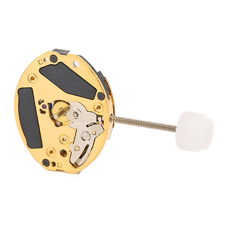 ETA 901001 Quartz Movement Golden Alloy Rhinestone Watch Movement Replacement